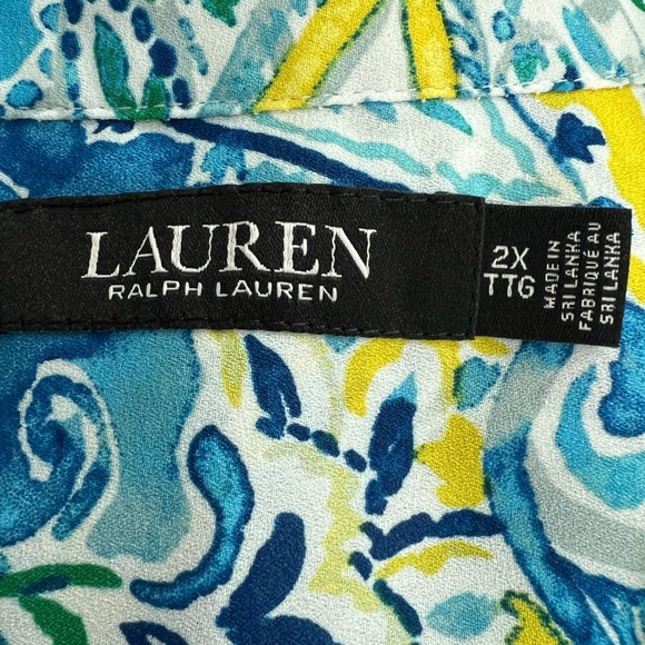 Lauren Ralph Lauren Paisley Print Blouse - Picture 4 of 5